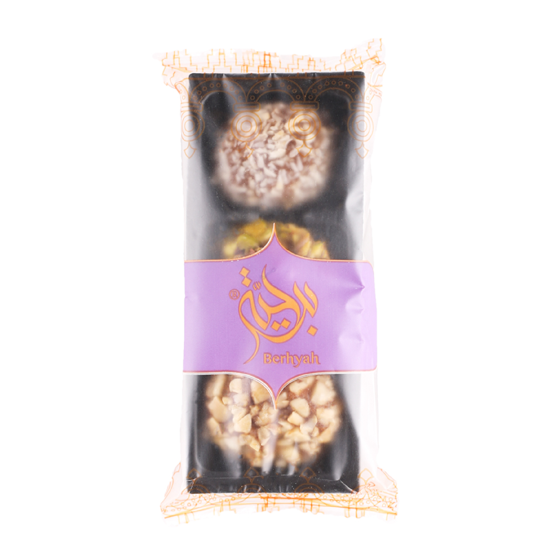 Berhyah Assorted dates with nuts 3 pieces